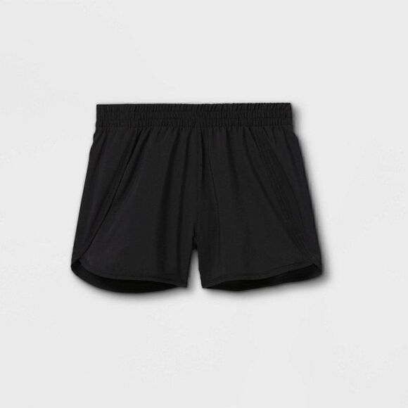 Girls Run Shorts All in Motion XS Black - Picture 1 of 4